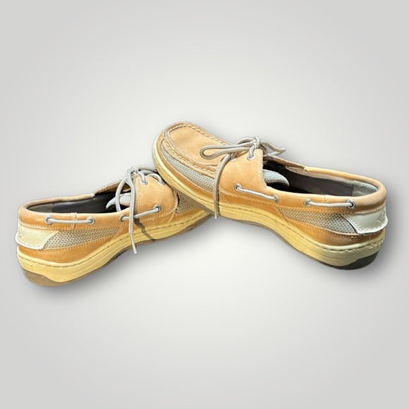 Sperry Tarpon Boat Shoes Leather Sz 9 - Picture 6 of 16